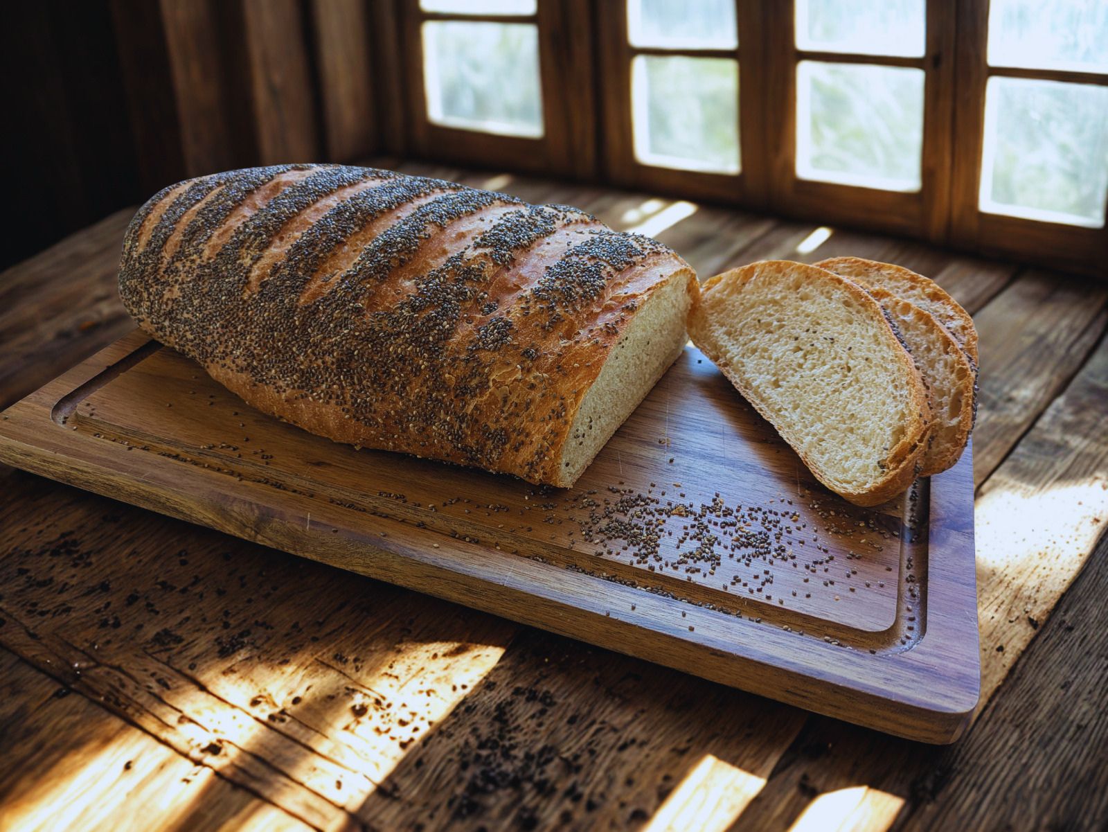 Poppy Seed Country Bloomer