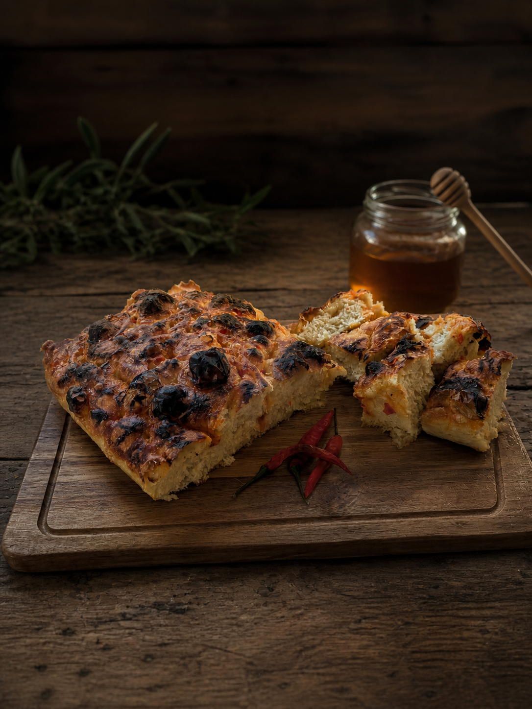 Hot Honey Focaccia