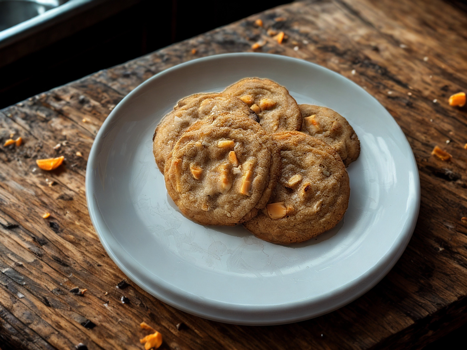 White Chocolate, Orange & Macadamia Cookies (Pack of 6)